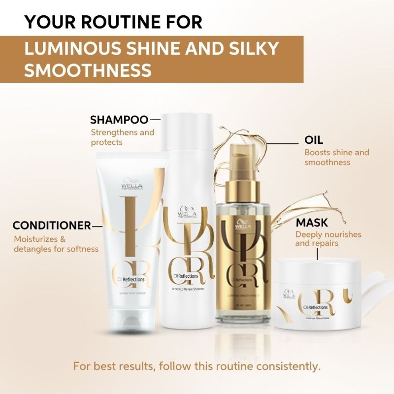 Wella Professionals Oil Reflections Luminous Instant Conditioner, 200ml Buy at Indicrest Image 8