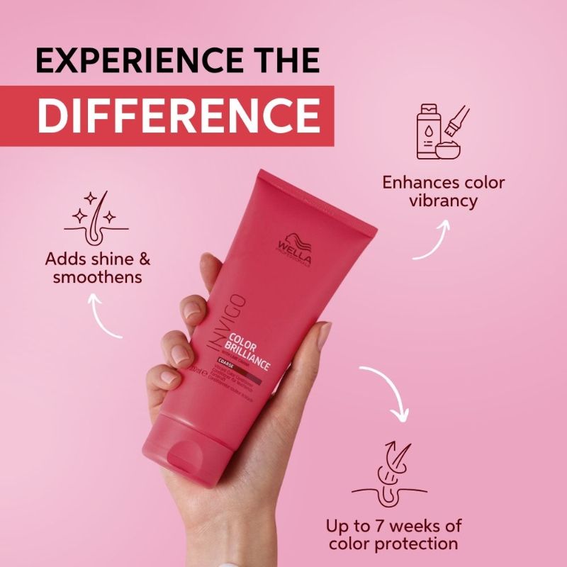 Wella Professionals INVIGO Color Brilliance Conditioner (Also Suitable For Colored Hair), 200ml Buy at Indicrest Image 2