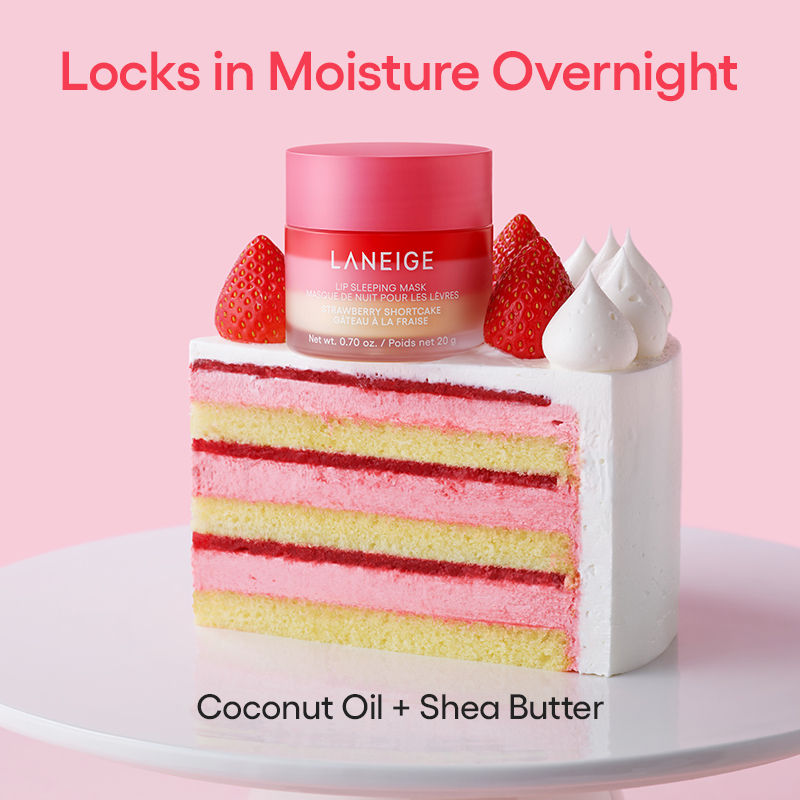 LANEIGE Lip Sleeping Mask Strawberry Short Cake, 20g