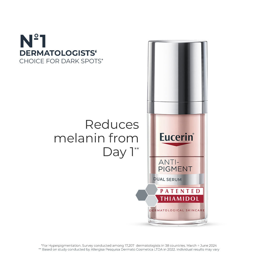 Eucerin Anti-Pigment Dual Serum With Thiamidol & Hyaluronic Acid, Reduces Dark Spots & Rejuvenates, 30ml, Buy from Indicrest