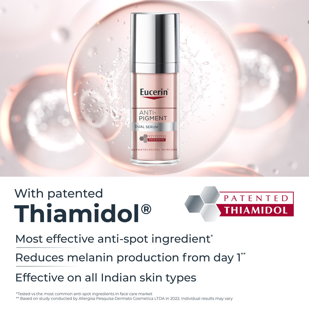 Eucerin Anti-Pigment Dual Serum With Thiamidol & Hyaluronic Acid, Reduces Dark Spots & Rejuvenates, 30ml