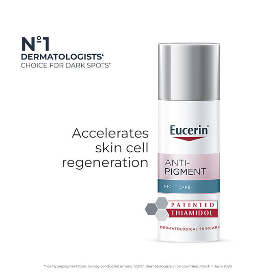 Eucerin Anti-Pigment Night Cream With Thiamidol Reduces Dark Spots & Night Regeneration, 50ml, Buy from Indicrest