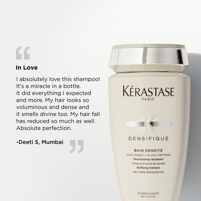 Kerastase Densifique Shampoo For Thinning Hair, With Hyaluronic Acid, Adds Volume, 250ml