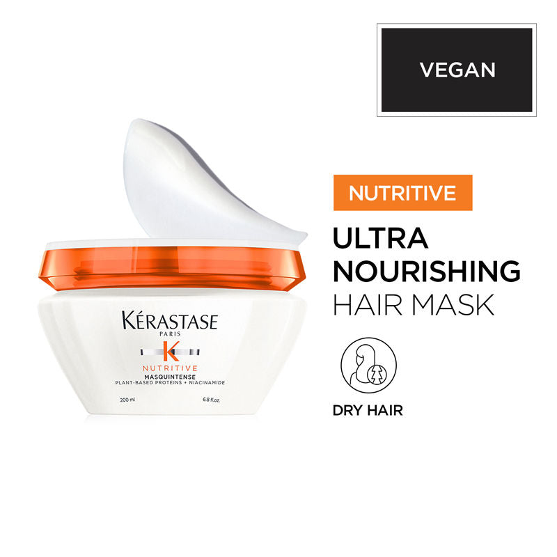 Kerastase Nutritive Masquintense Hair Mask, With Proteins & Niacinamide, Vegan, 200ml, Buy from Indicrest