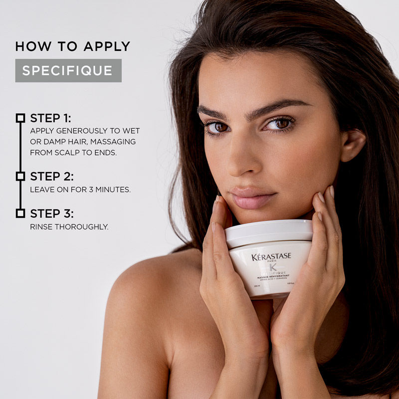 Kerastase Specifique Hydra-Apaisant Hair Mask For Sensitive Scalp & Hair, Rebalances & Soothes, 200ml