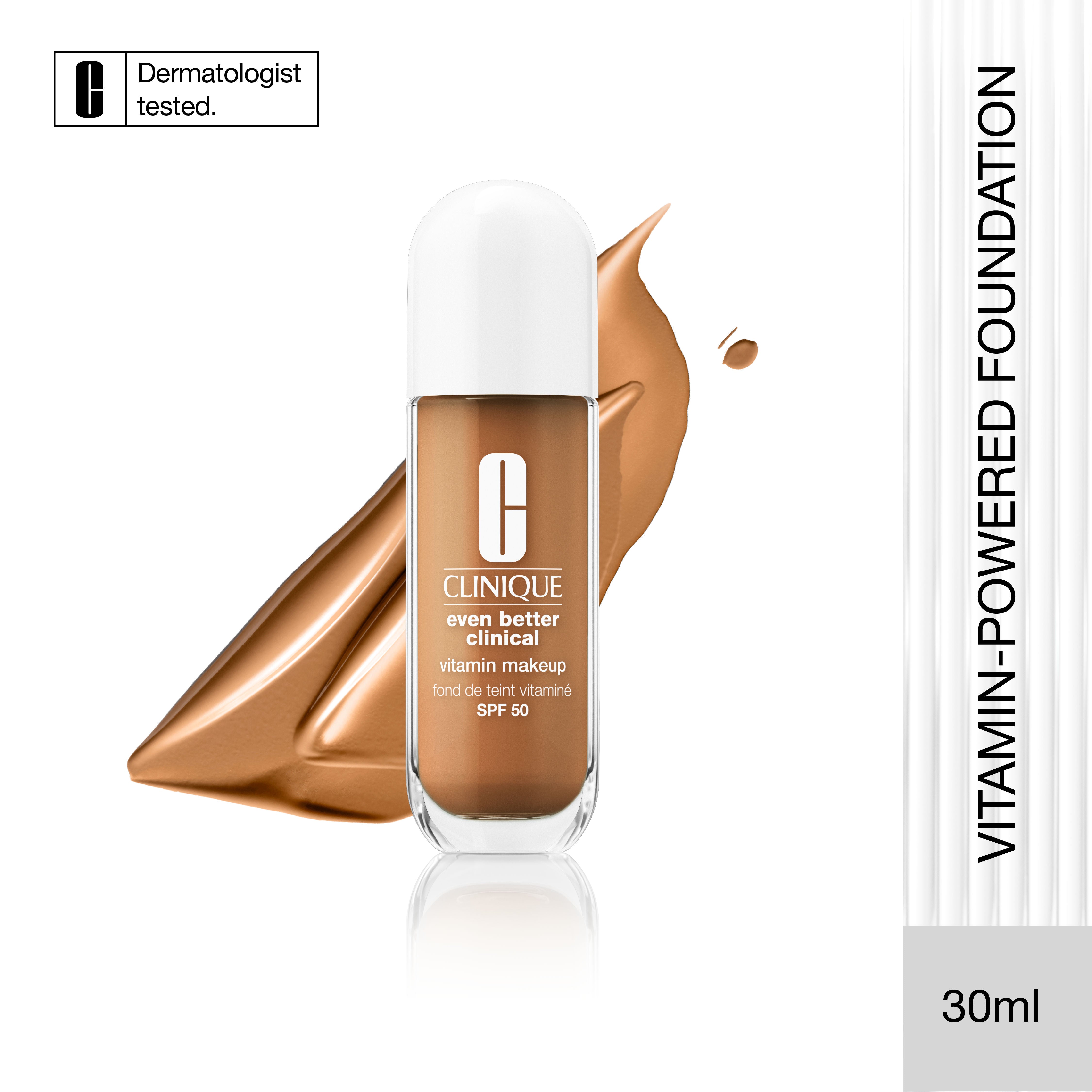 Clinique Even Better Clinical Vitamin Makeup Foundation with SPF 50 - Medium Deep Warm 2, 30ml, Buy from Indicrest