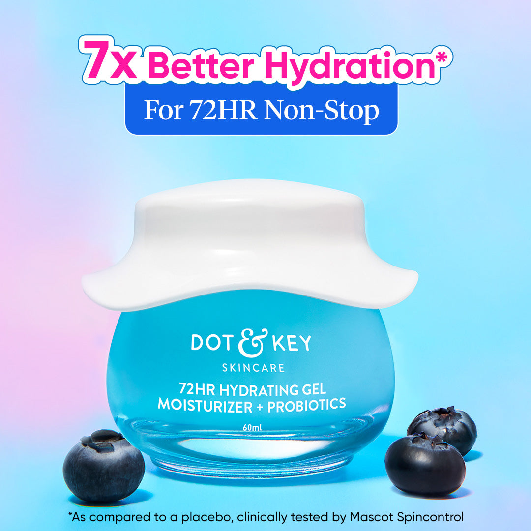 Dot & Key 72HR Hydrating Gel Moisturizer (60ml) Pack of 2