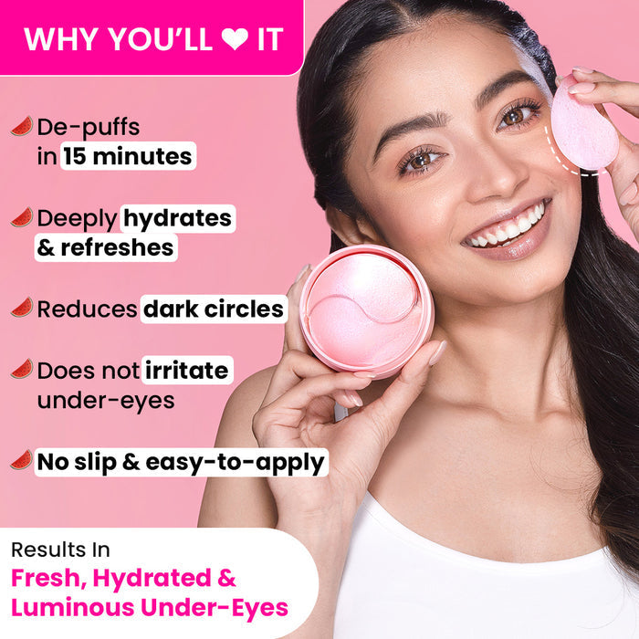 Dot & Key Watermelon Hydrogel Under-eye, 30 Patches