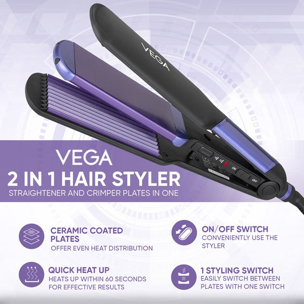 Vega 2-in-1 Hair Styler - VHSC-01