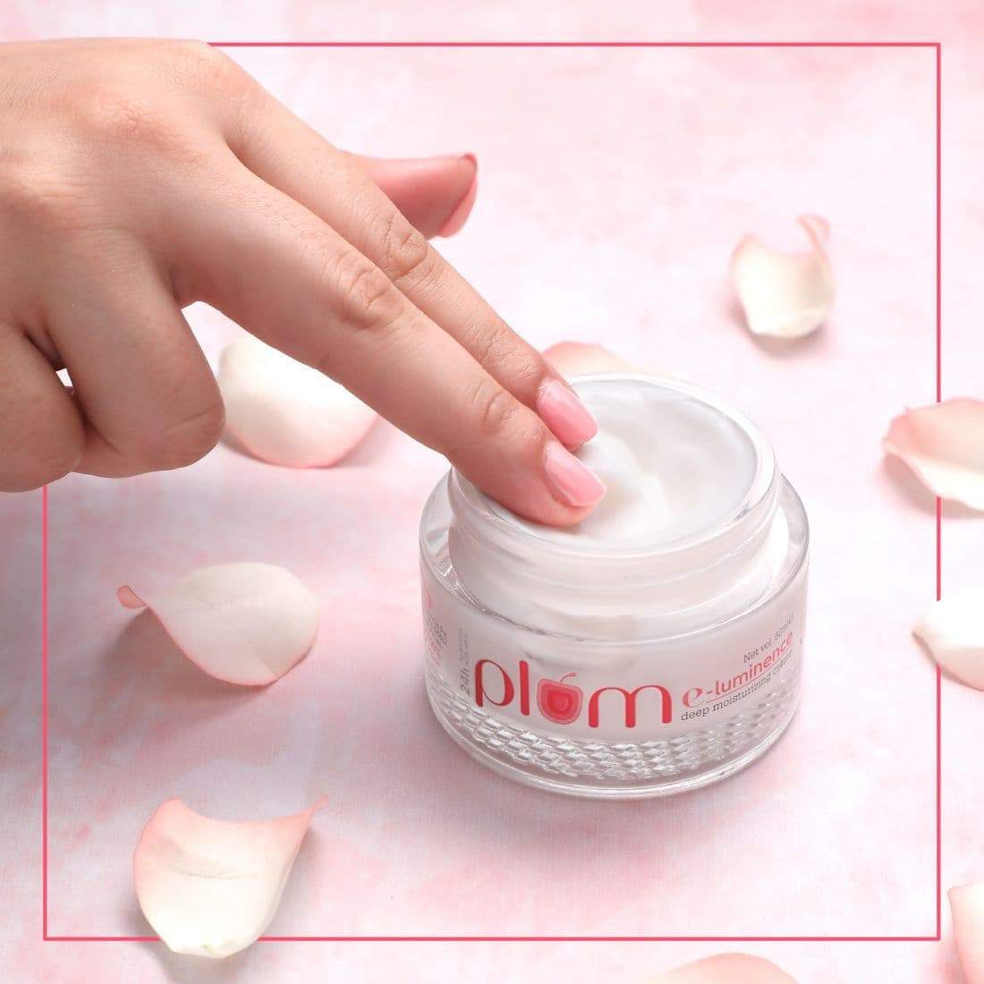 Plum E-Luminence Deep Moisturizing Cream for Dry Skin | Deep Moisturization | Comforts & Nourishes Skin, 50ml