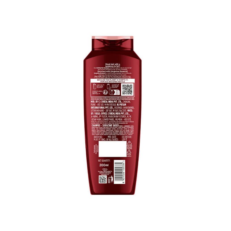 L'Oreal Paris Fall Resist 3x Shampoo, 180ml Buy at Indicrest Image 9