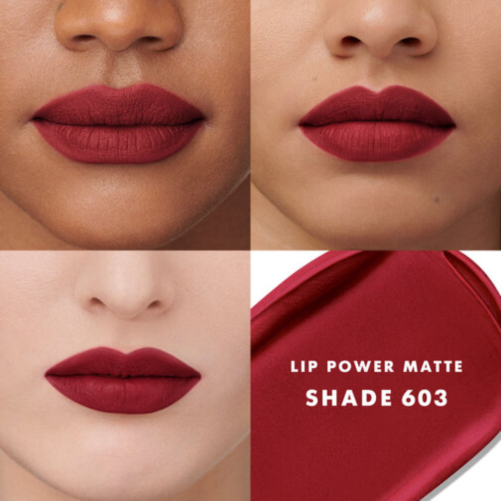 Armani Beauty Lip Power Long-Lasting Matte Lipstick - 603 - Dramatic, 3g