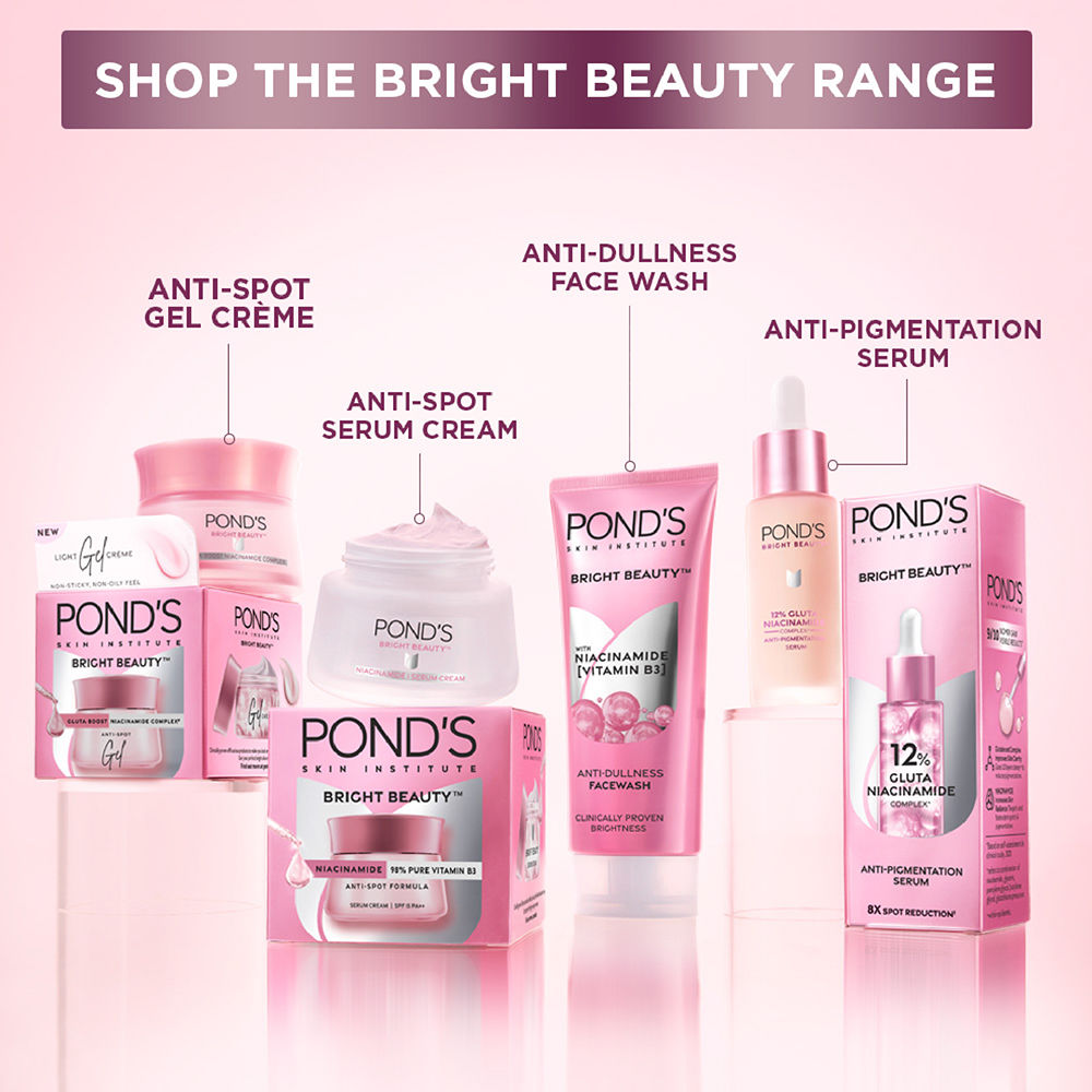 Pond’s Bright Beauty Facewash with Niacinamide, For Glass Skin-like Shine, 200g Buy at Indicrest Image 9