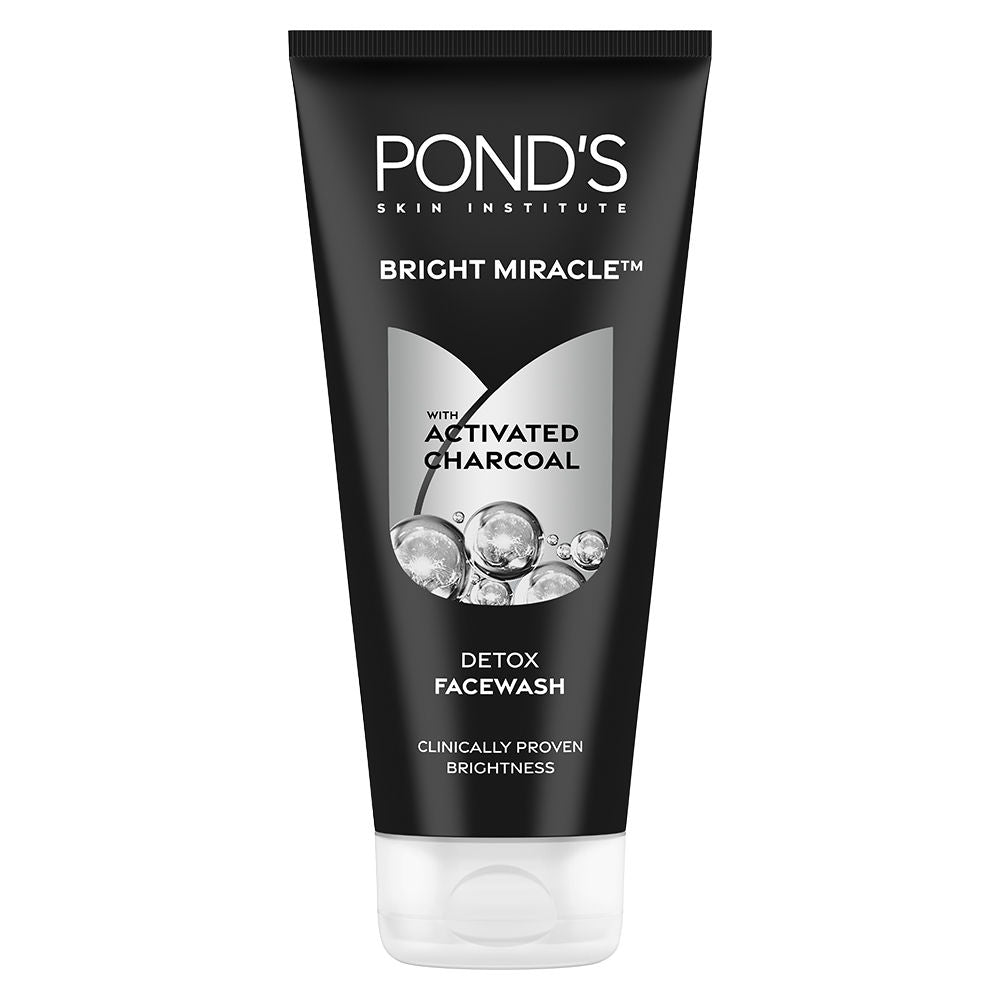 Pond’s Bright Miracle Detox Facewash with 10X Power of Charcoal, 200g Buy at Indicrest Image 2