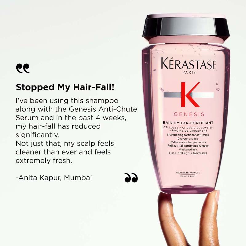 Kerastase Genesis Hydra-Fortifiant Anti-Hair Fall Shampoo For Normal To Oily Hair, 250ml