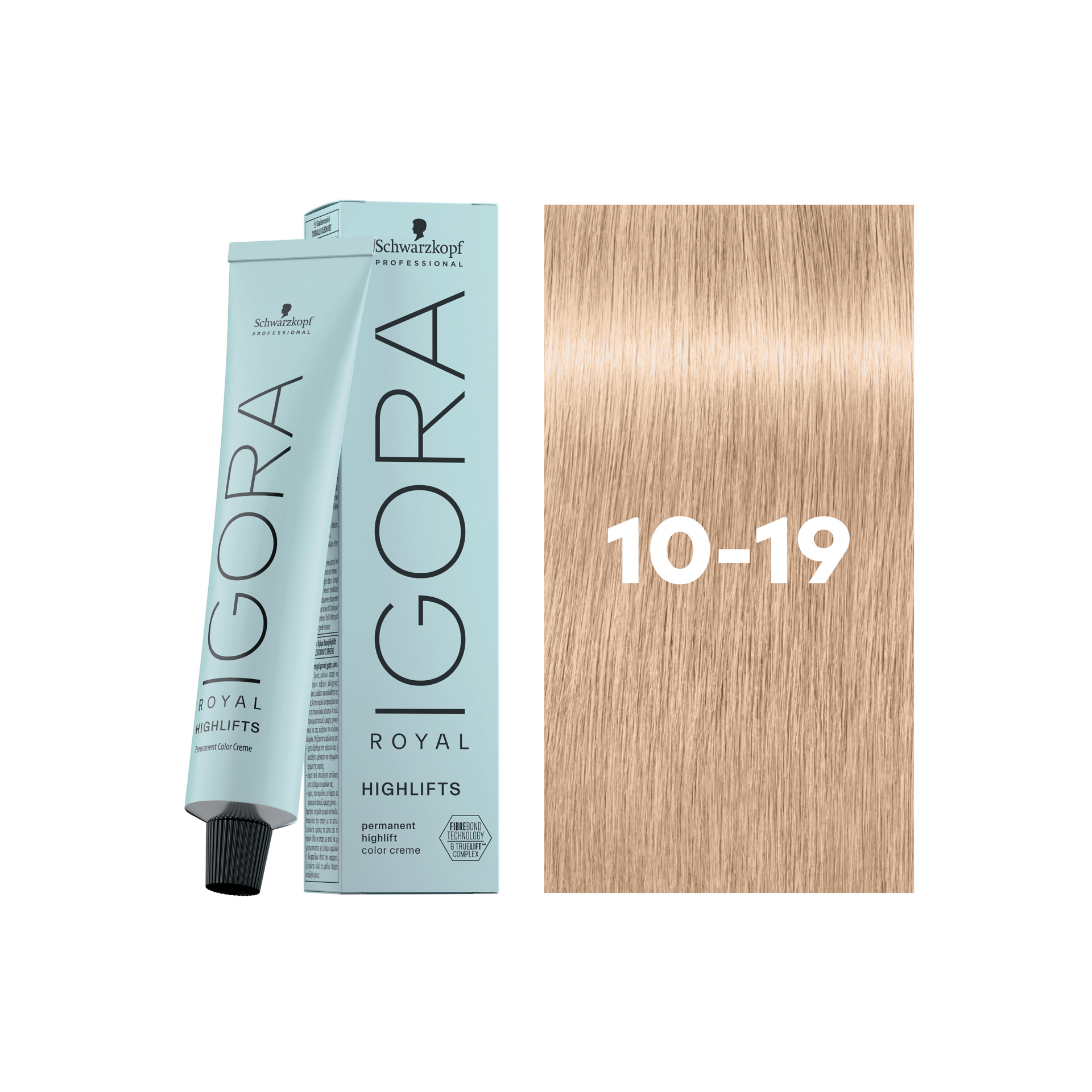 Schwarzkopf Professional Igora Royal Highlifts 10-19 Ultra Blonde Cendré Violet, 60ml