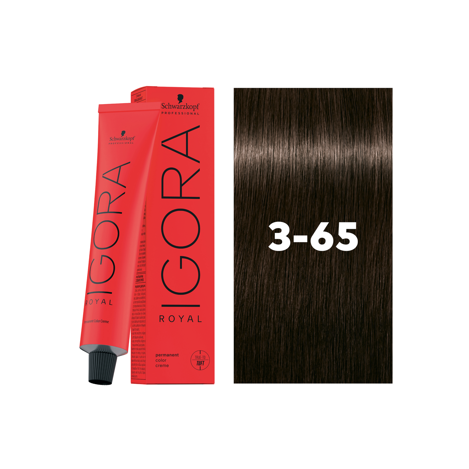 Schwarzkopf Professional Igora Royal 3-65 Dark Brown Chocolate Gold, 60ml