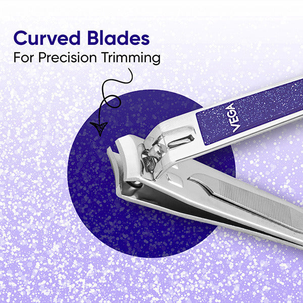 Vega Nail Clipper (Large) - Glitter - LNC-02