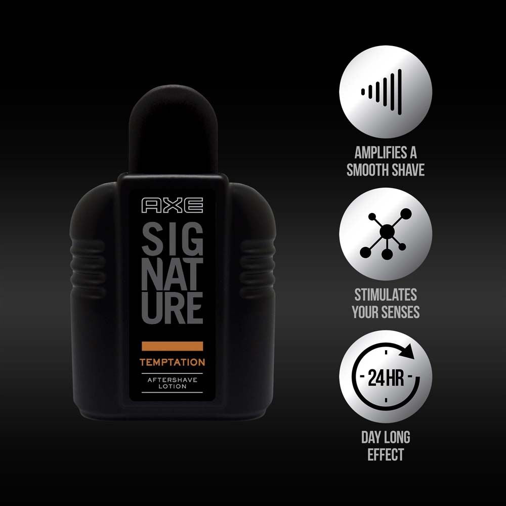 Axe Sigture Dark Temptation After Shave Lotion, 100ml Buy at Indicrest Image 5