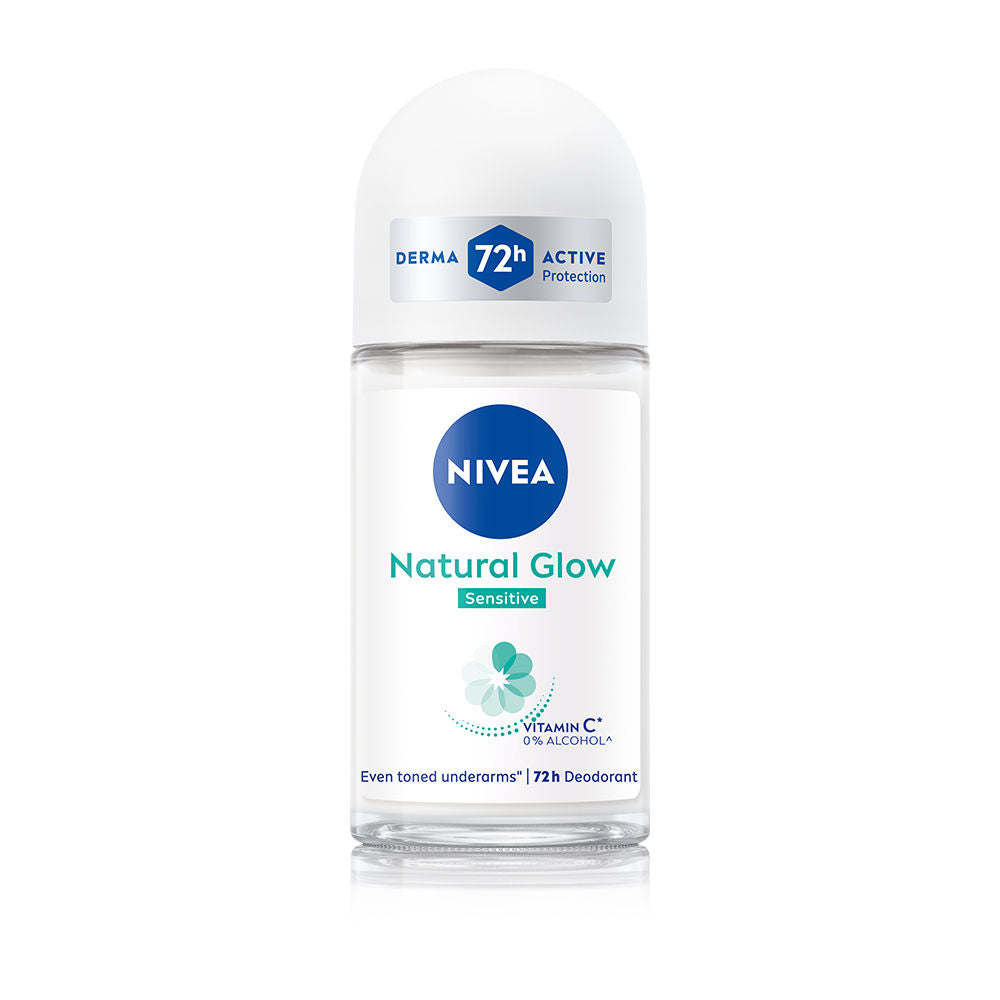 Nivea Natural Glow Sensitive 72H Deodorant Roll, 50ml Buy at Indicrest