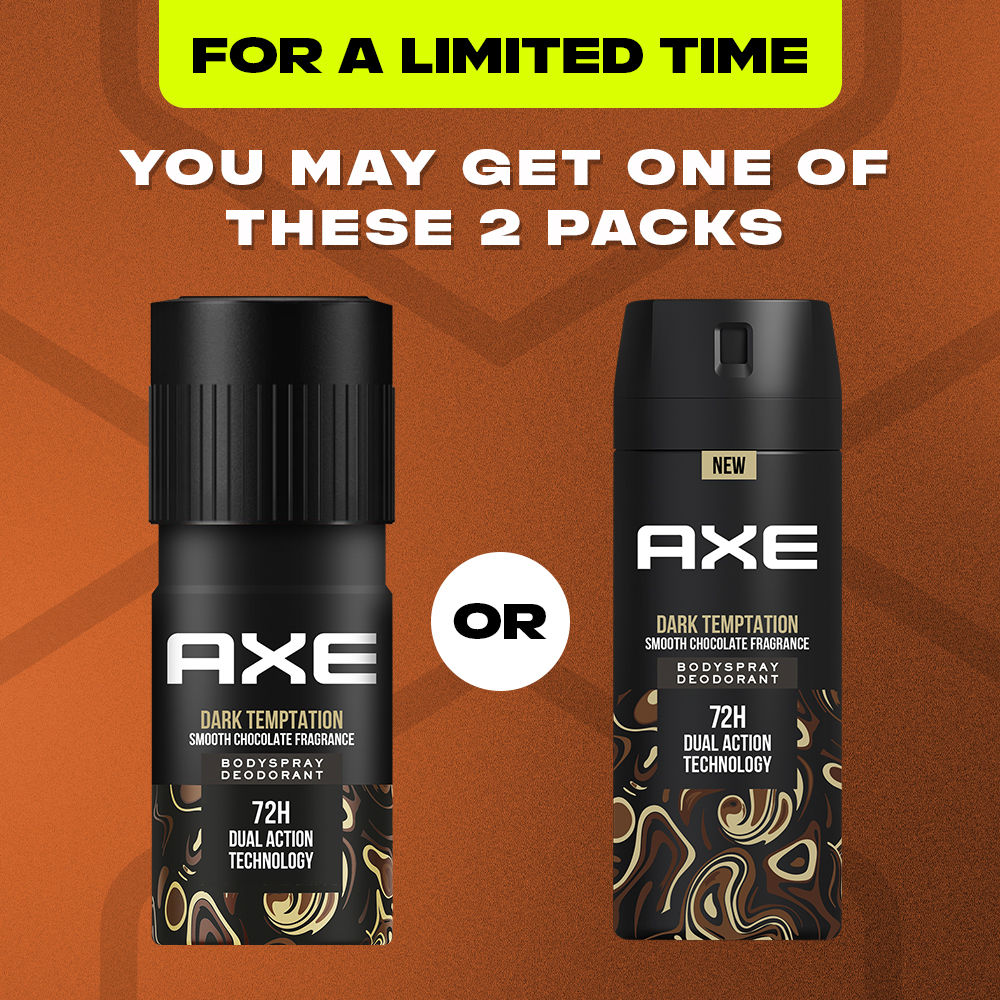 Axe Dark Temptation Long Lasting Deodorant Bodyspray For Men, 150ml Buy at Indicrest Image 8