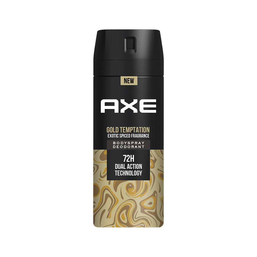 Axe Gold Temptation Long Lasting Deodorant Bodyspray For Men, 150ml Buy at Indicrest Image 2