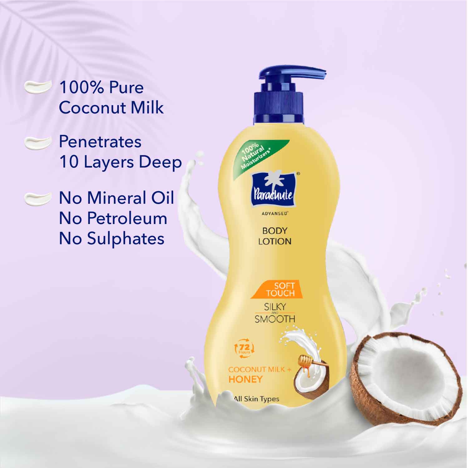 Parachute Advansed Soft Touch Body Lotion, 600ml Buy at Indicrest Image 4