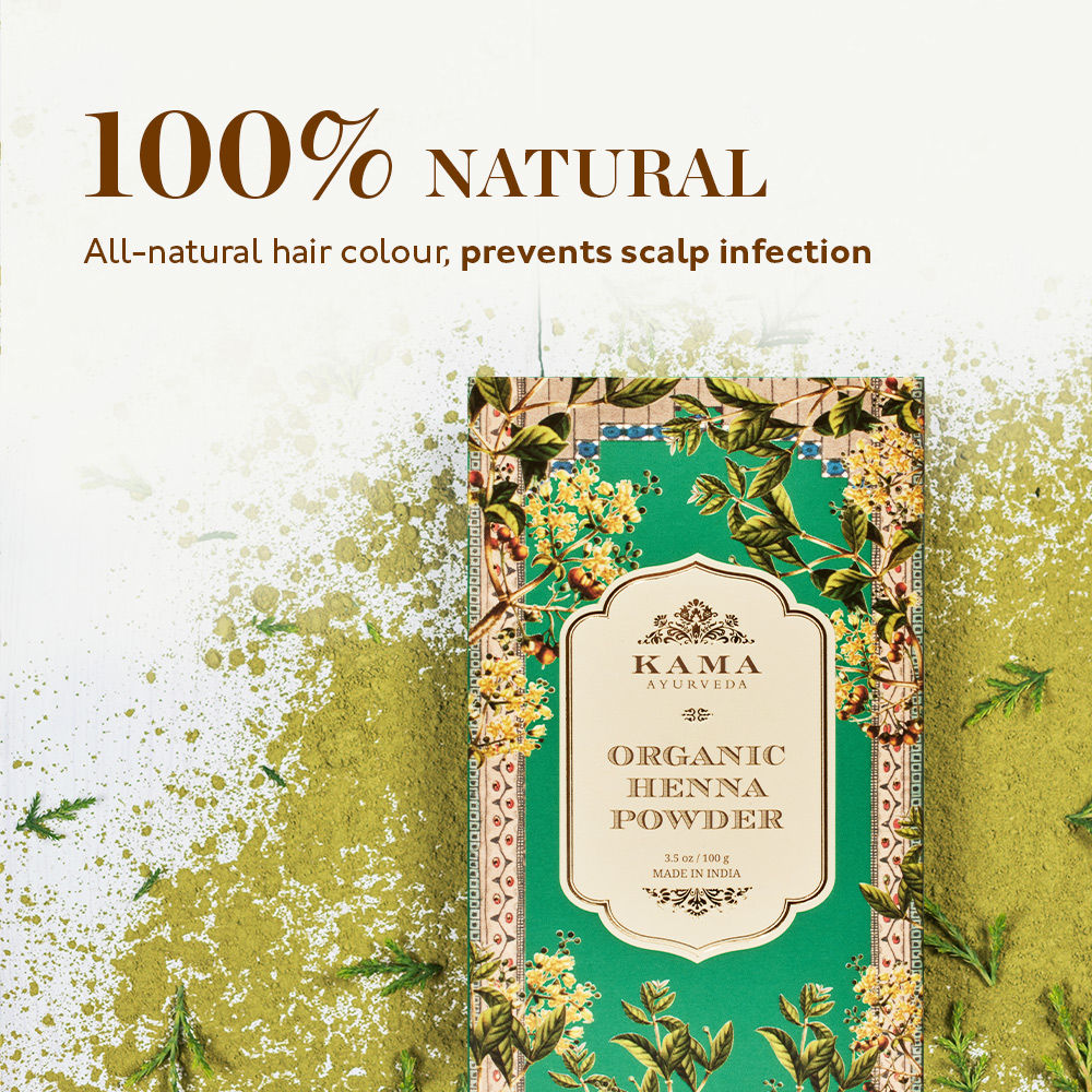 Kama Ayurveda Organic Henna Powder, 100g