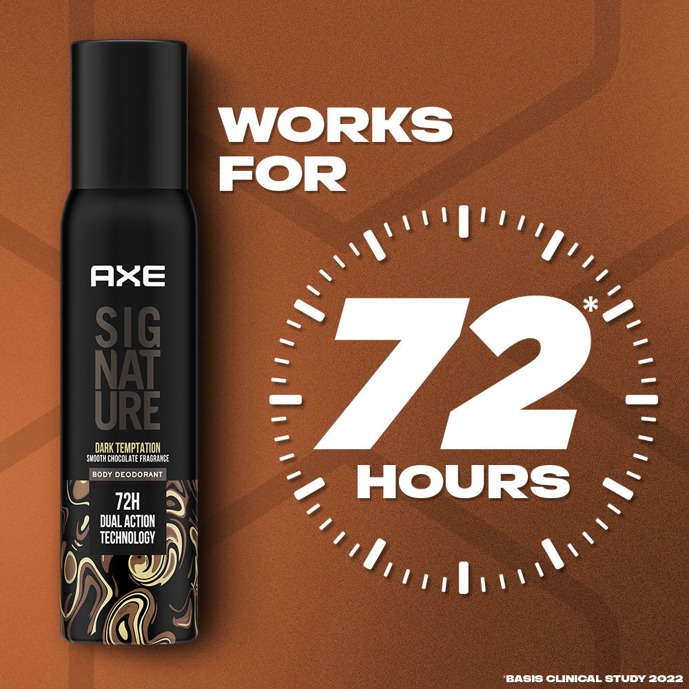 Axe Sigture Dark Temptation Long Lasting No Gas Body Deodorant For Men, 200ml Buy at Indicrest Image 6