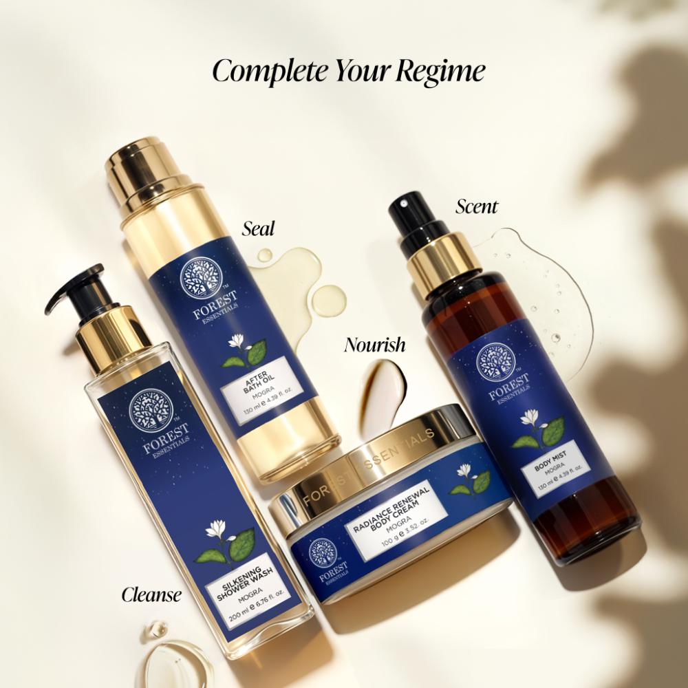 Forest Essentials Radiance Renewal Body Cream Mogra - Moisturising & Hydrating, 100g