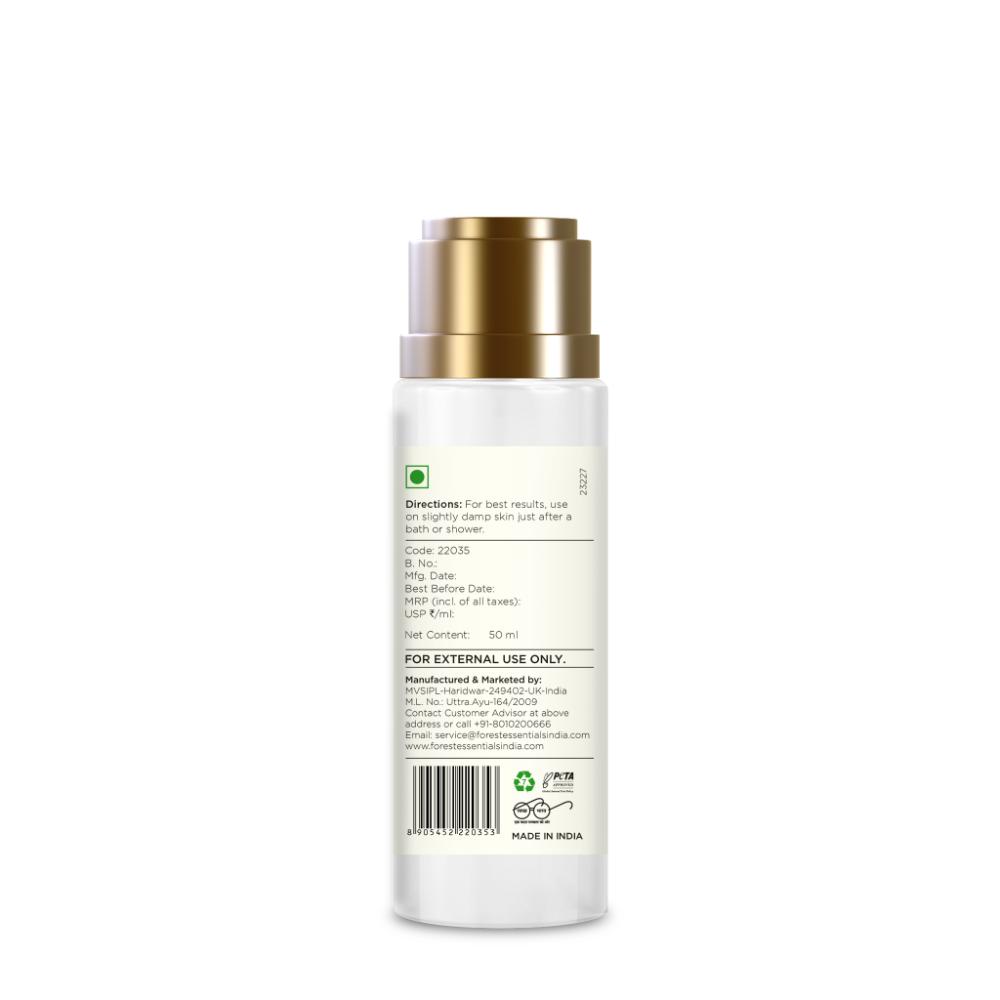 Forest Essentials Ultra-Rich Body Milk Mogra - Delicately Scented Ayurvedic Moisturising Body Lotion, 50ml