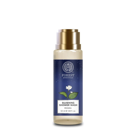 Forest Essentials Silkening Shower Wash Mogra - Delicately Scented, 50ml, Buy from Indicrest