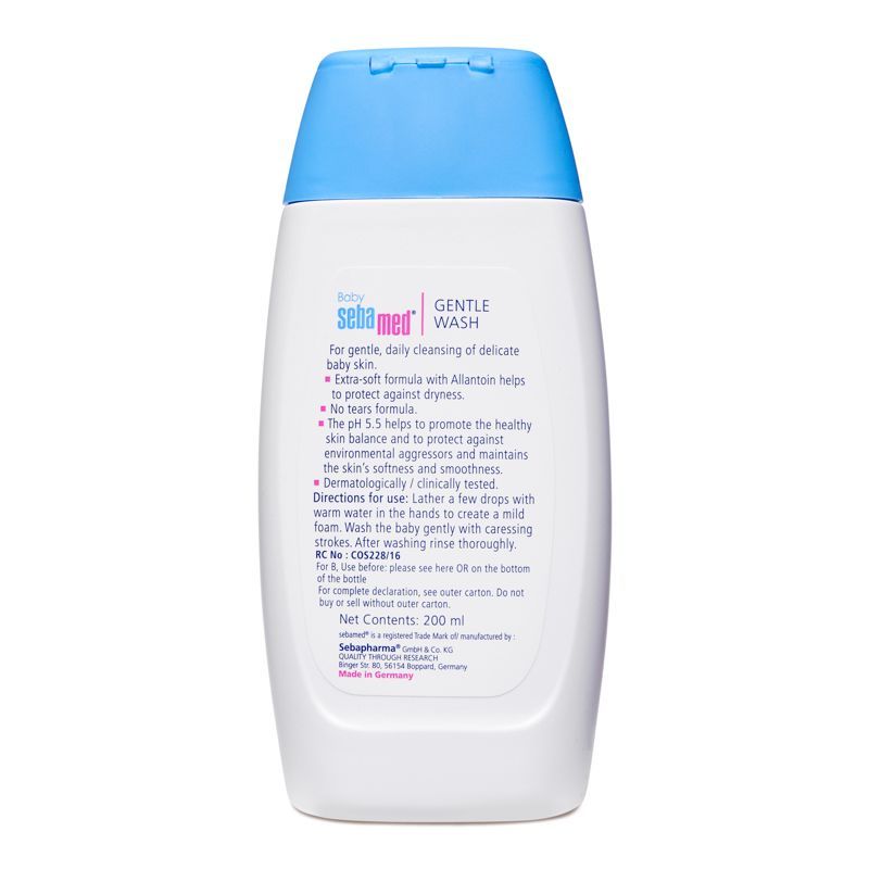 Sebamed Baby Gentle Wash, PH 5.5, With Allantoin, No Tears Formula, Clinically Tested, 200ml Buy at Indicrest Image 5