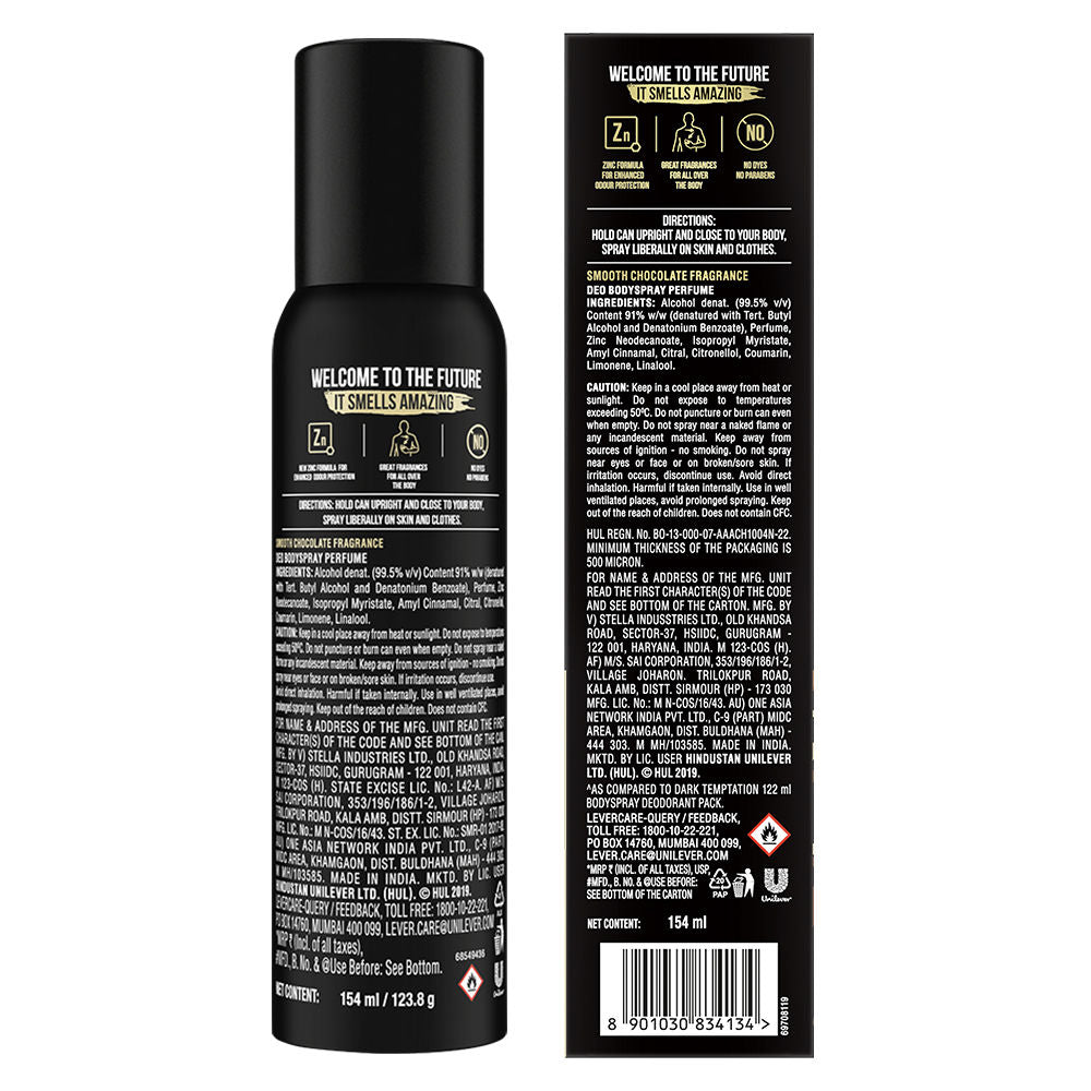 Axe Sigture Dark Temptation Long Lasting No Gas Body Deodorant For Men, 154ml Buy at Indicrest Image 3