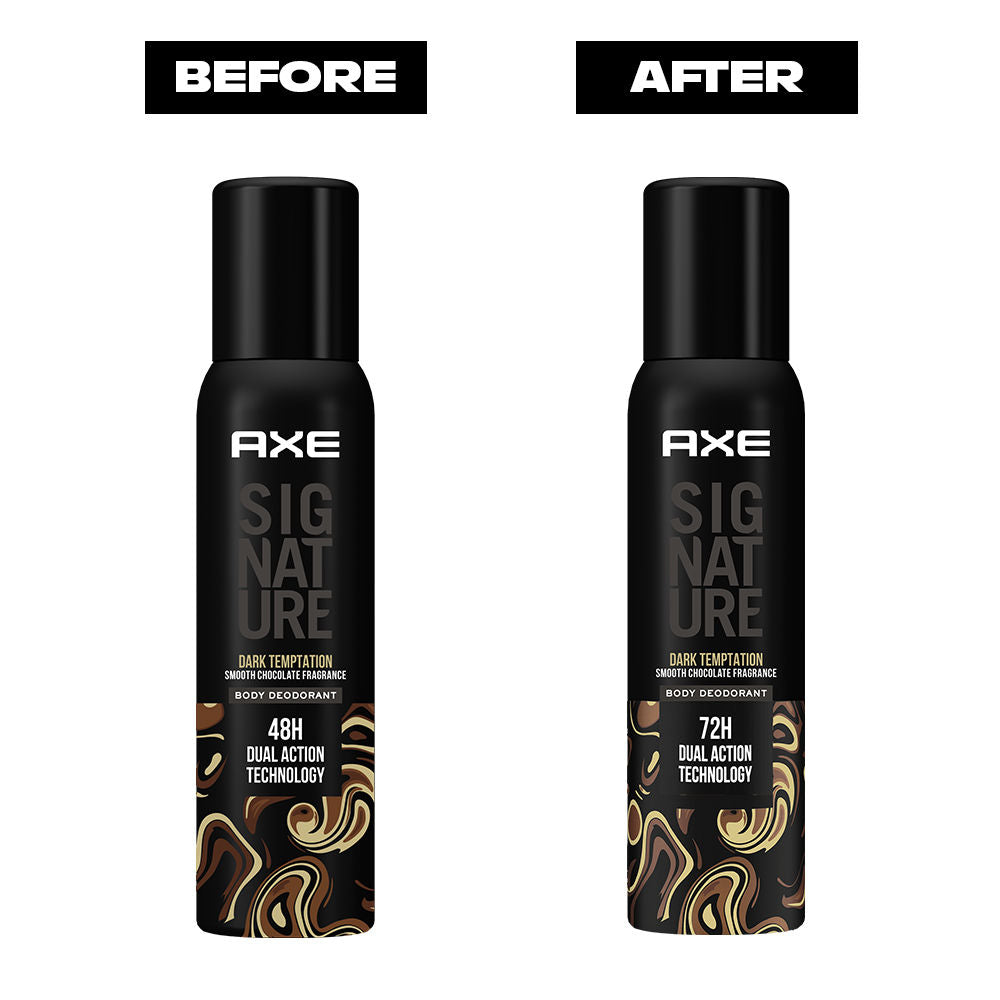 Axe Sigture Dark Temptation Long Lasting No Gas Body Deodorant For Men, 154ml Buy at Indicrest Image 8