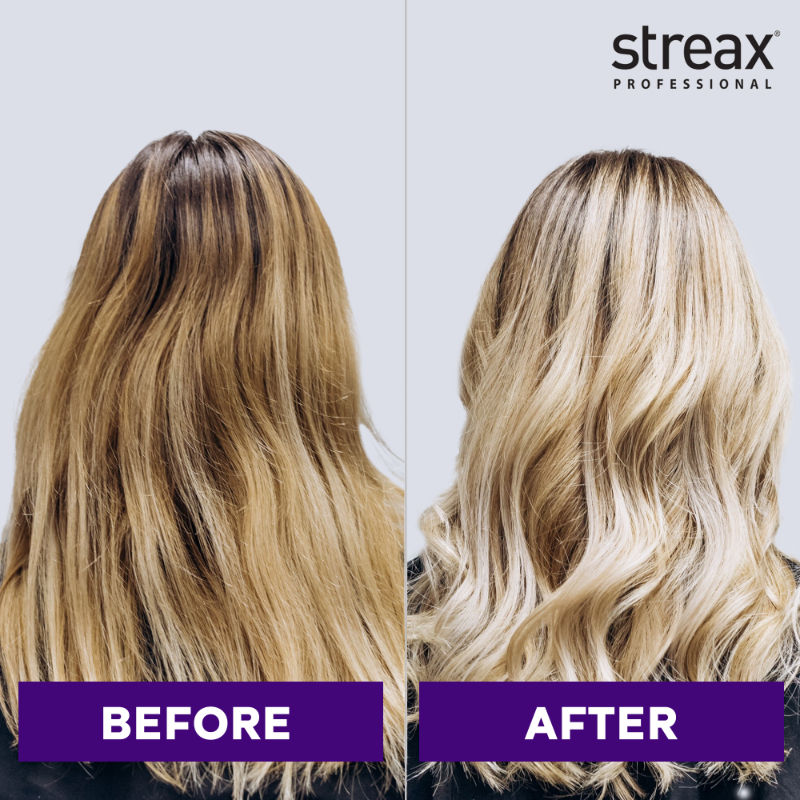 Streax Professional Yellow Deleted Purple Shampoo, 300ml Buy at Indicrest Image 6