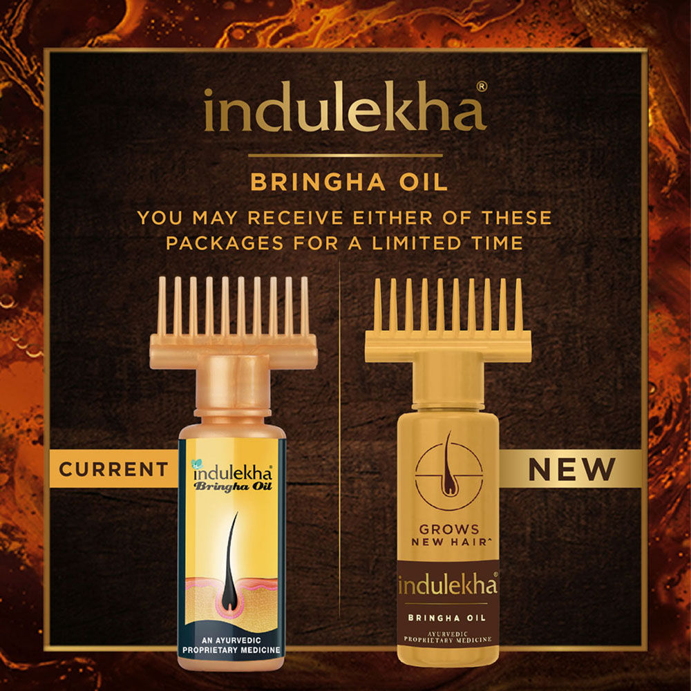 Indulekha Bringha Ayurvedic Hair Oil for Hair Fall Control with Amla & Coconut Oil, 100ml Buy at Indicrest Image 8