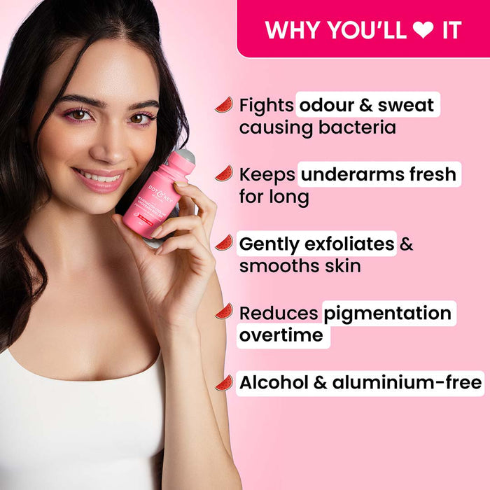 Dot & Key Watermelon Underarm Roll On, 50ml