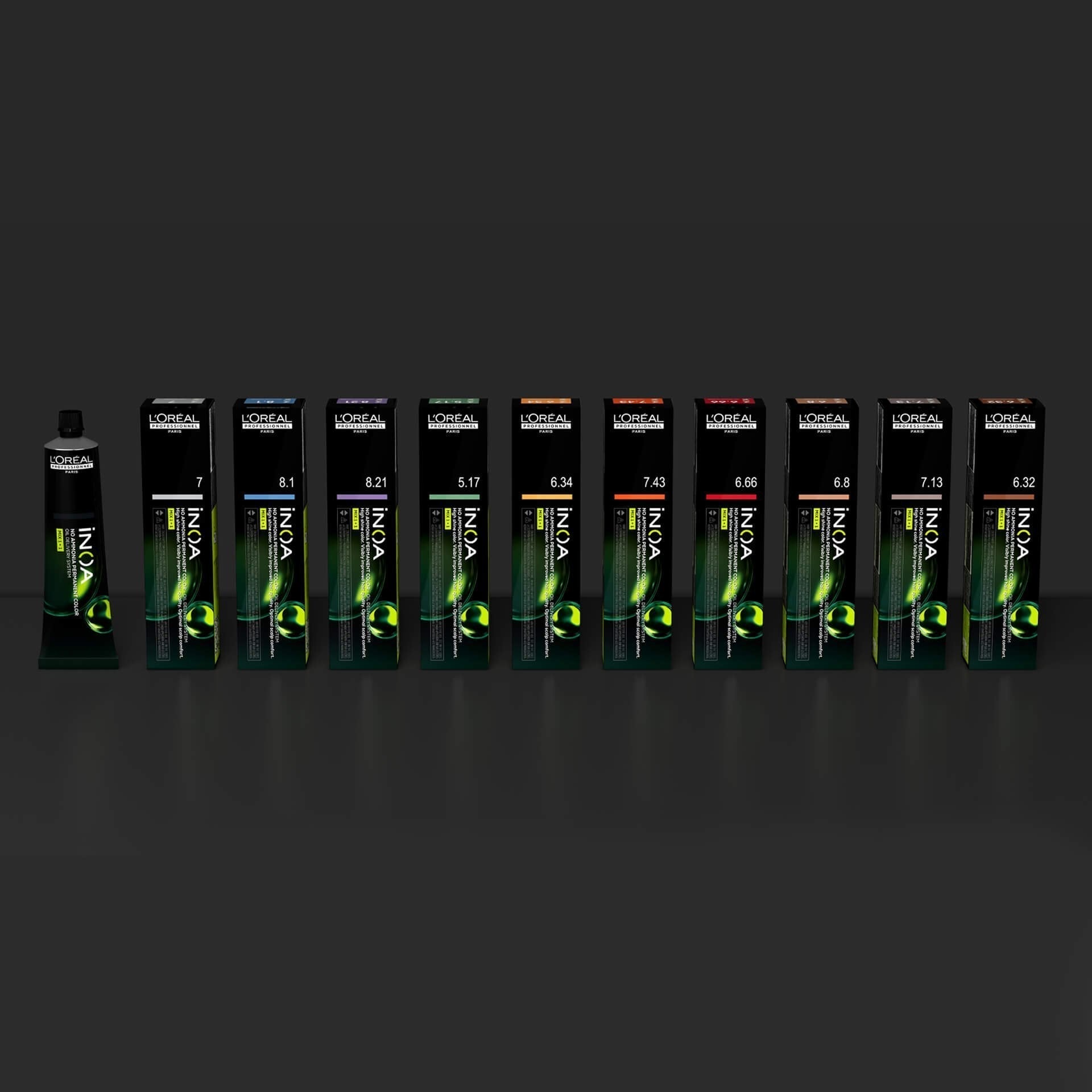 L'Oreal Professionnel Paris iNOA – 5.62 (Light Extra Iridescent Red Brown) Ammonia-Free Hair Color, 60g