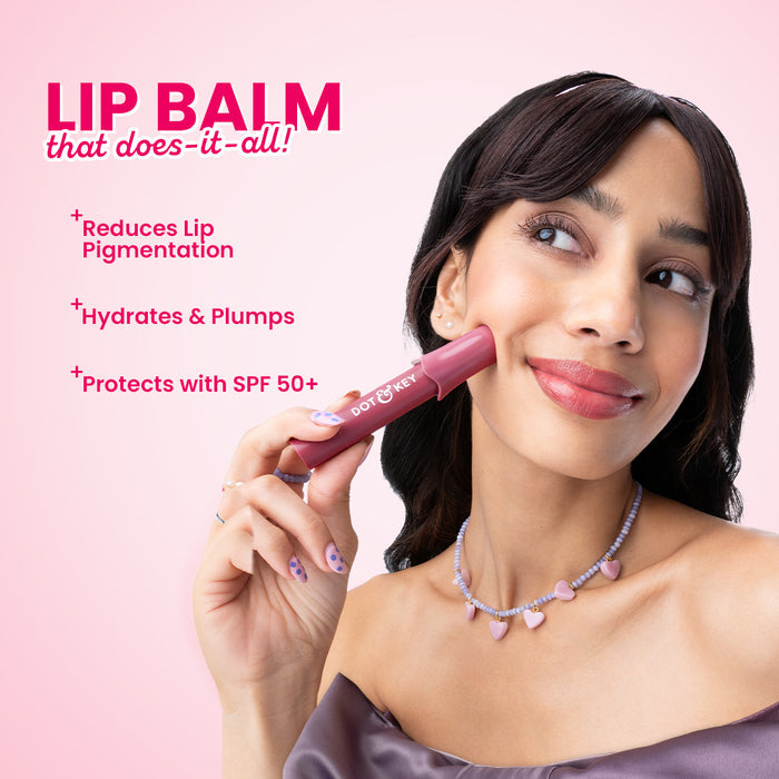 Dot & Key Meltie Lip Balm SPF 50+ PA+++, (Berry Crumble)