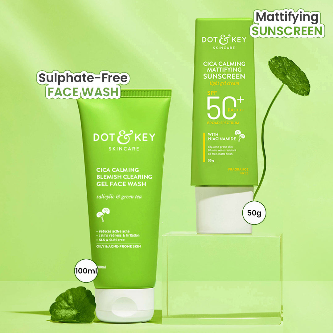 Dot & Key Acne No More Cica Power Duo, 100ml+50g