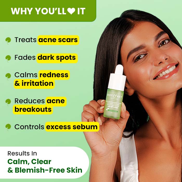 Dot & Key Cica + 10% Niacinamide Face Serum for Oily Skin, 20ml