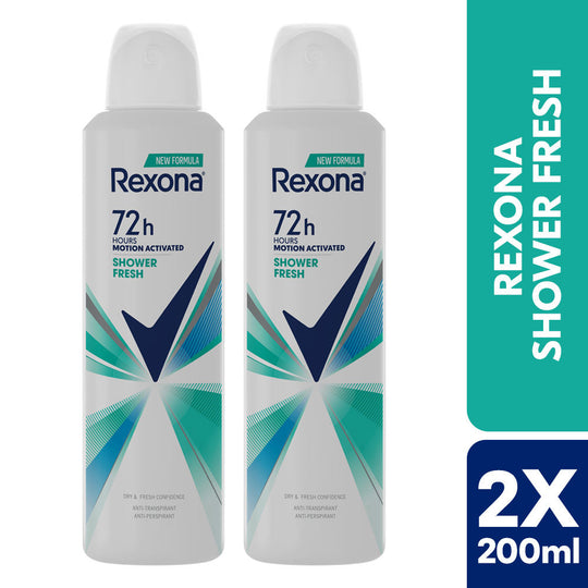 Rexona Shower Fresh Deodorant (Pack of 2), 400ml Buy at Indicrest