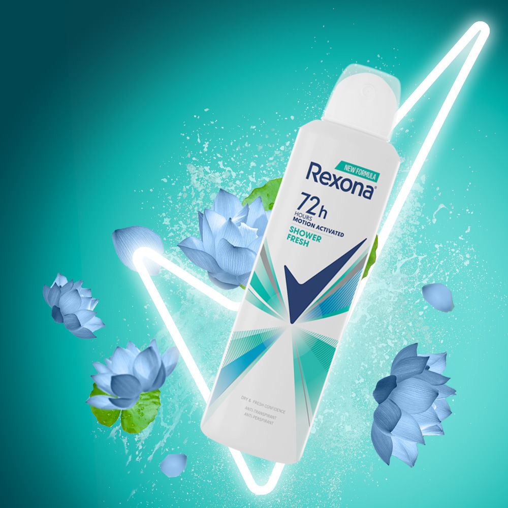 Rexona Shower Fresh Deodorant (Pack of 2), 400ml Buy at Indicrest Image 6