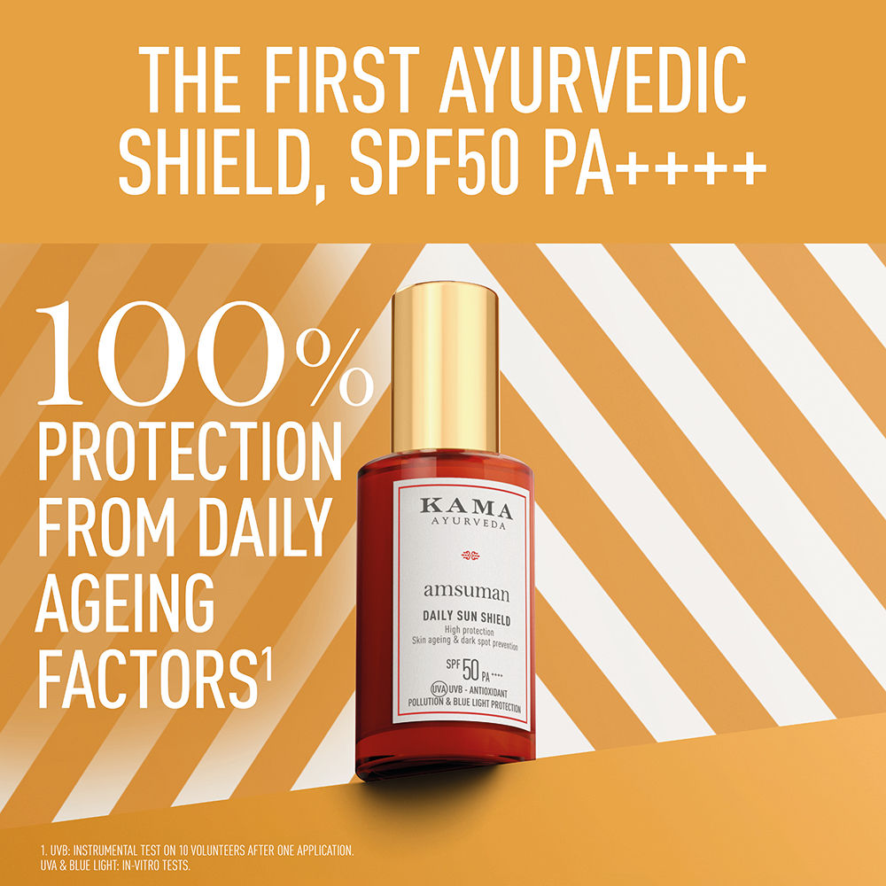 Kama Ayurveda Amsuman Daily Shield Sunscreen SPF 50 PA++++, 30ml