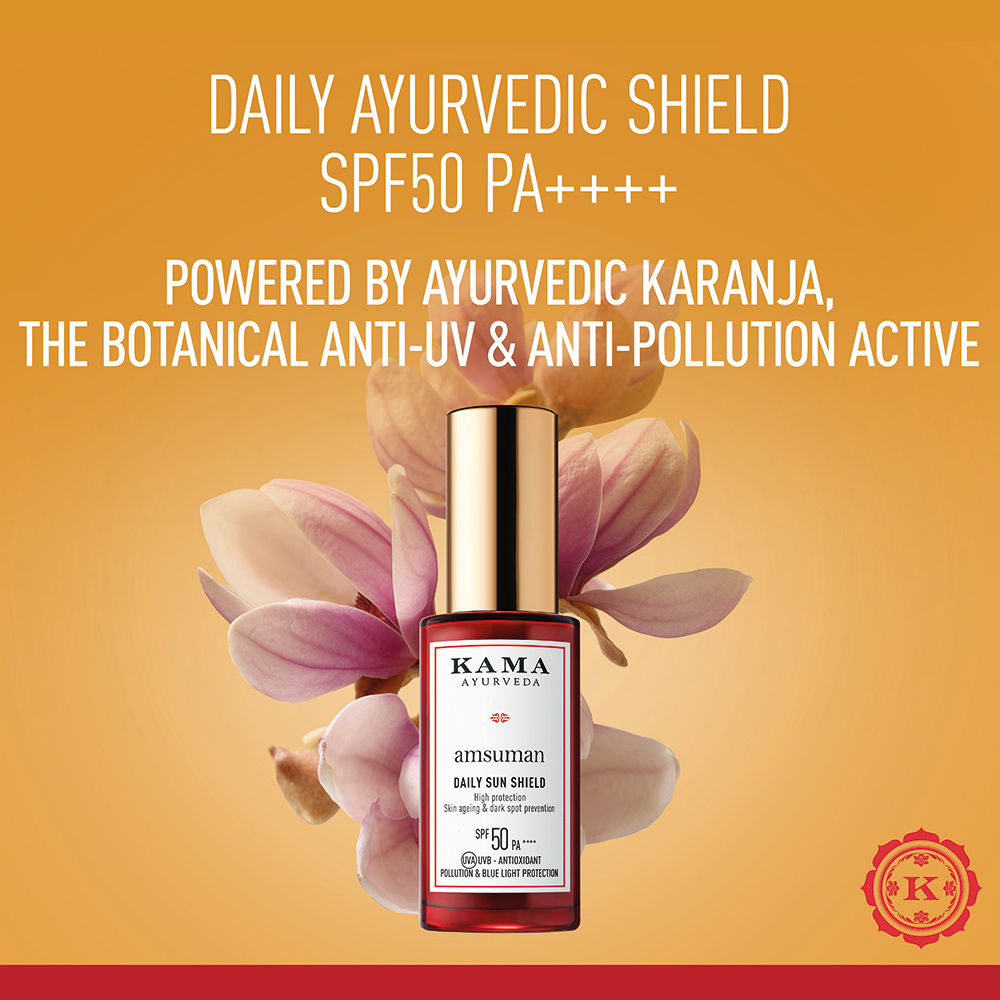 Kama Ayurveda Amsuman Daily Shield Sunscreen SPF 50 PA++++, 30ml