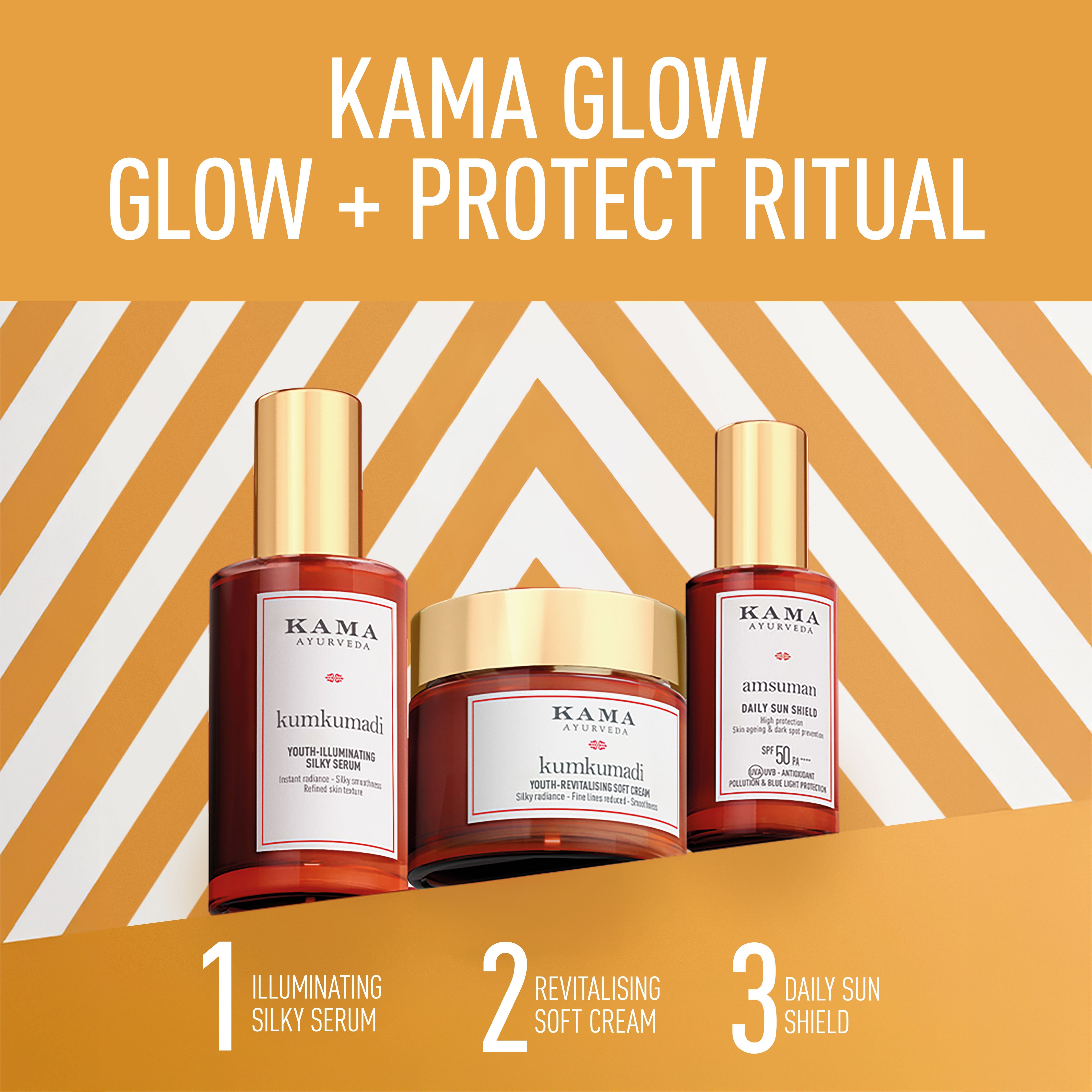 Kama Ayurveda Amsuman Daily Shield Sunscreen SPF 50 PA++++, 30ml