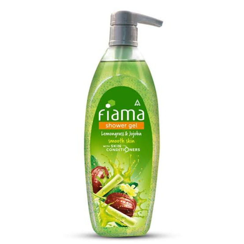 Fiama Shower Gel Lemongrass & Jojoba Body Wash for Smooth Skin with Exfoliating Beads, 450ml Buy at Indicrest
