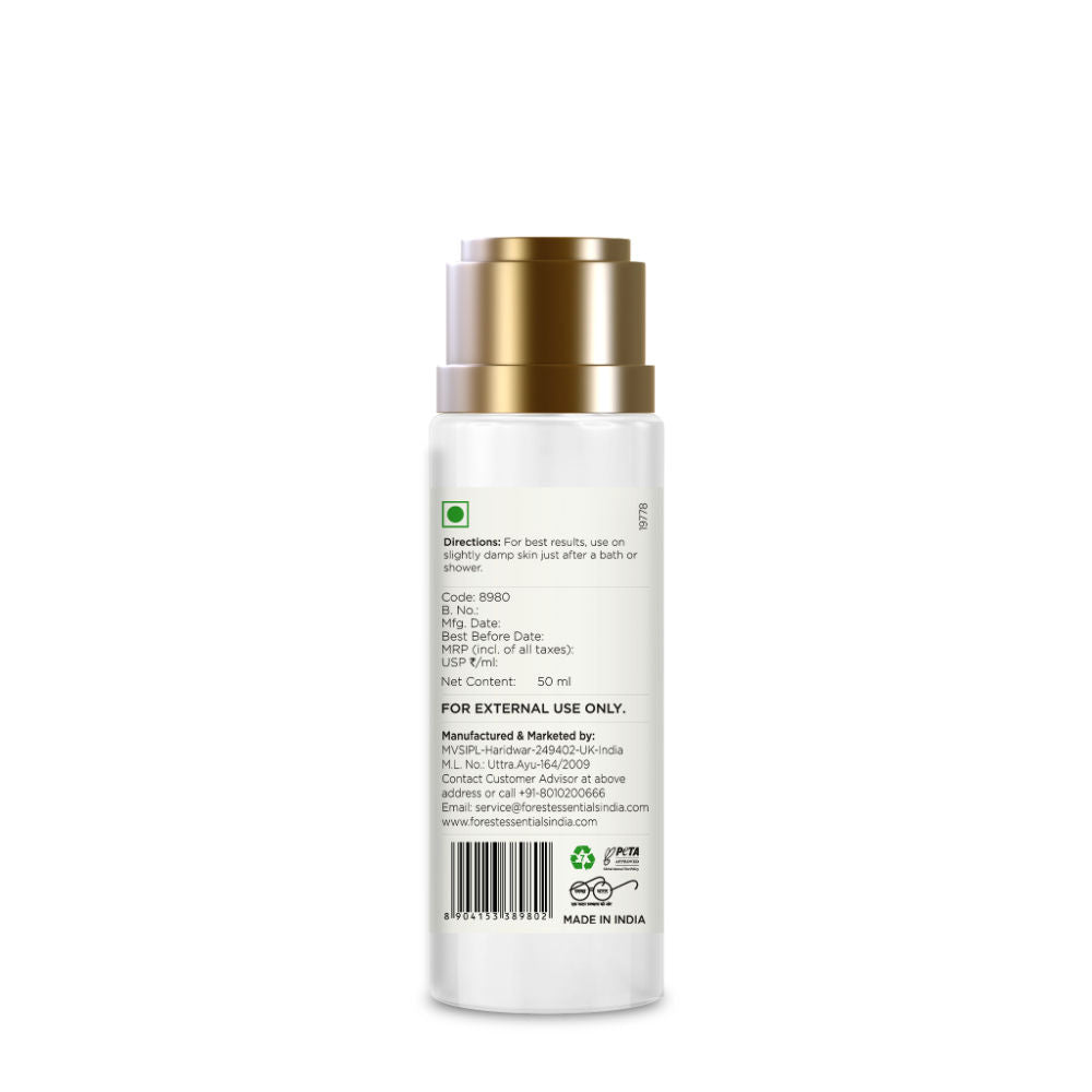 Forest Essentials Ultra Rich Body Milk Indian Rose Absolute - Ayurvedic Moisturising Body Lotion, 50ml