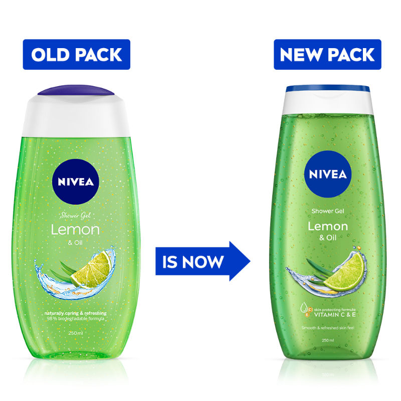 Nivea Lemon & care oil Body wash for long-lasting freshness, 250ml Buy at Indicrest Image 3